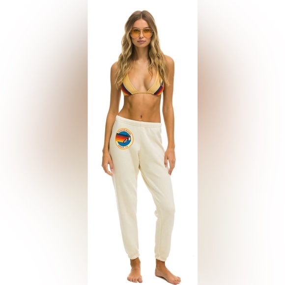 NWT AVIATOR NATION
SWEATPANTS - VINTAGE
WHITE Women's Jogger Pants - Picture 4 of 7